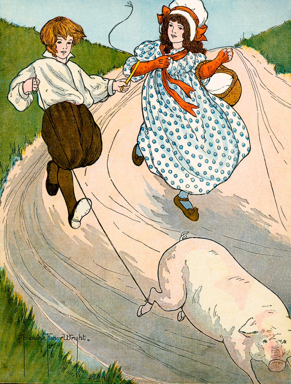 To Market, illustrato da Blanche Fisher Wright da Blanche Fisher Wright