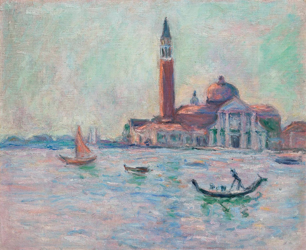 French: Venise, la Salute da Blanche Hoschede Monet