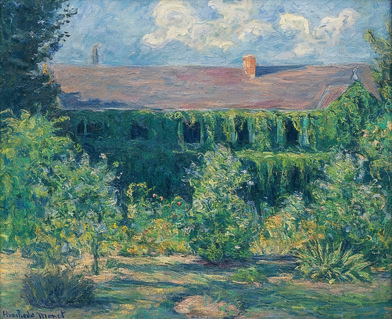 Casa e giardino di Claude Monet da Blanche Hoschede Monet