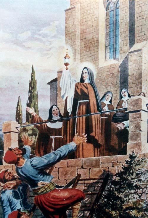 I saraceni si ritirano davanti a Santa Chiara da Blaz Farcnik