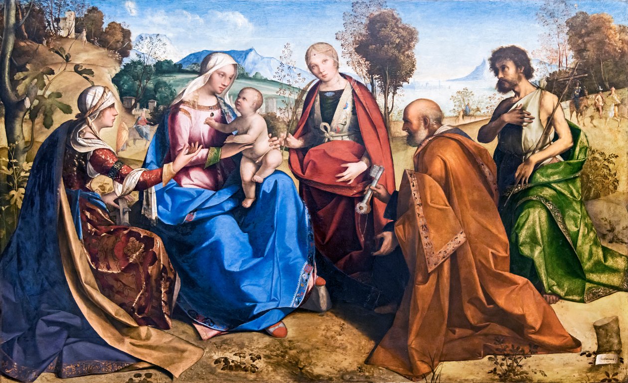 Matrimonio mistico di Santa Caterina da Boccaccio Boccaccino