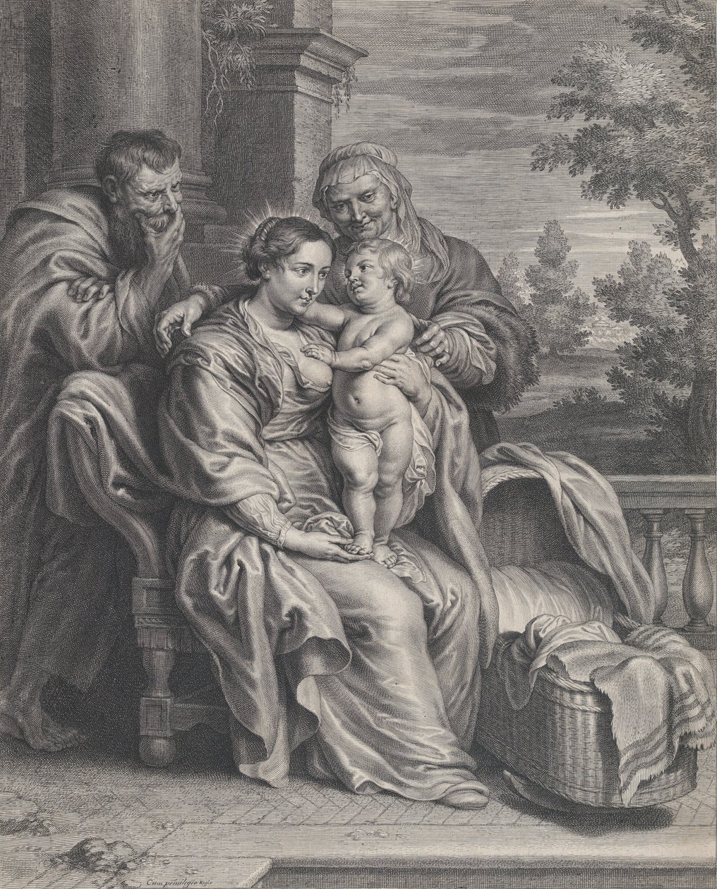 La Sacra Famiglia con Sant
