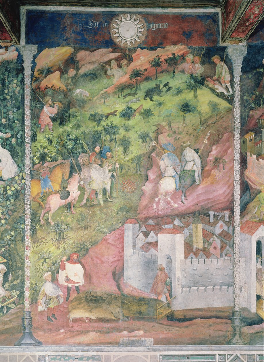 Il mese di novembre, c.1400 da Bohemian School