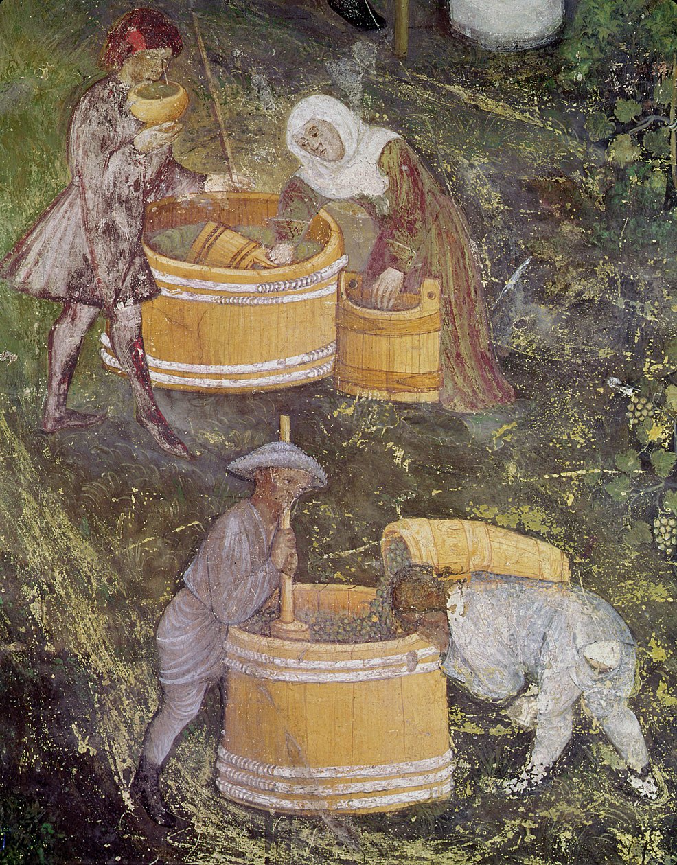 Il mese di ottobre, (dettaglio) da Bohemian School
