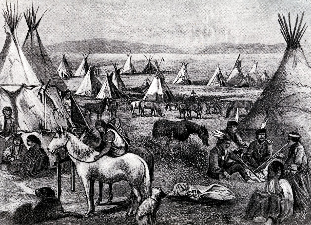Accampamento indiano Navajo da Bohuslav Kroupa