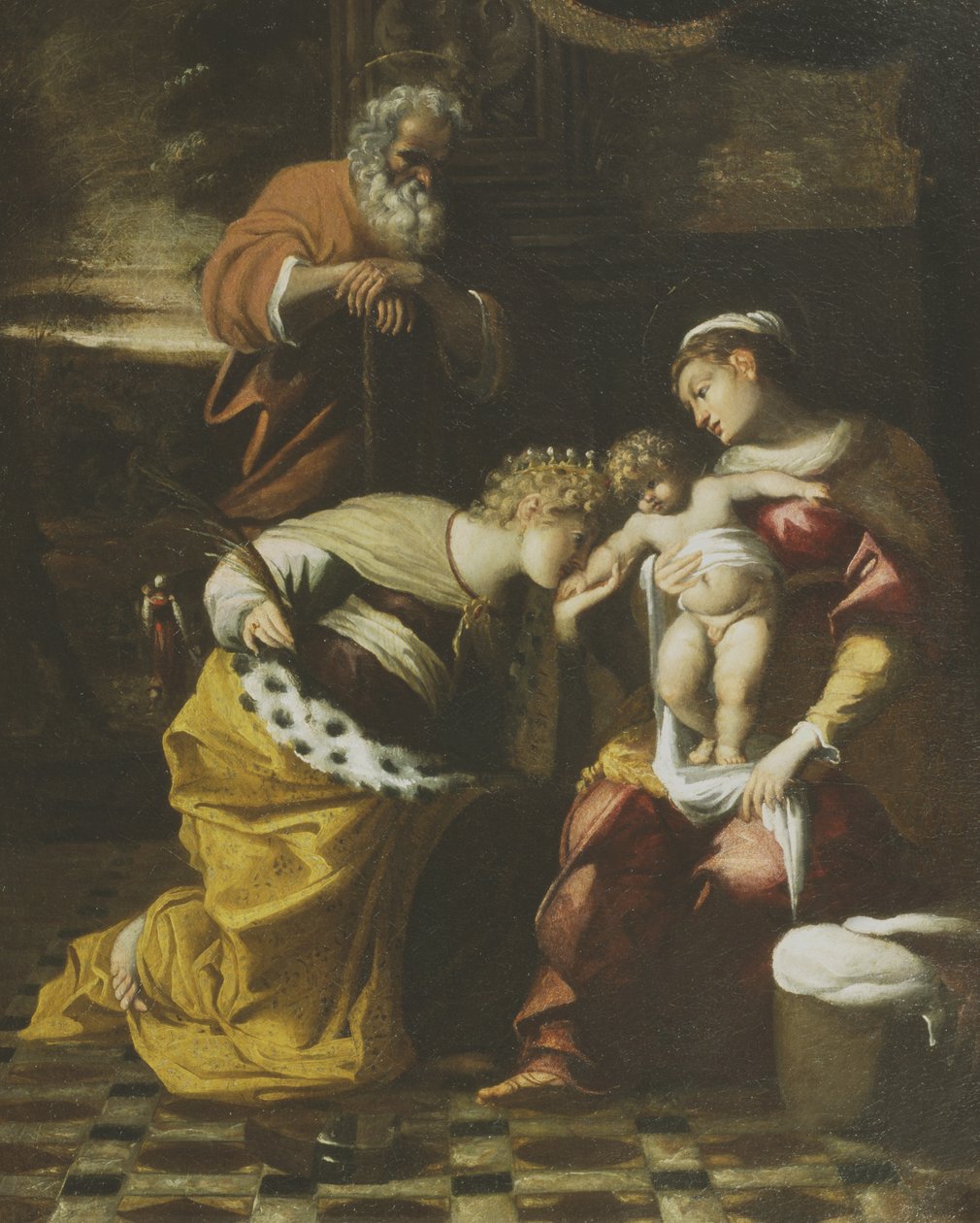 Matrimonio mistico di Santa Caterina da Bolognese School
