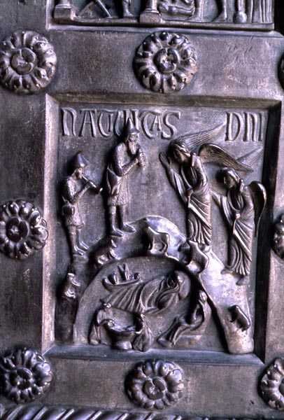 Pannello raffigurante la Natività dalla Porta di S. Ranieri del Transetto Sud da Bonannus of Pisa
