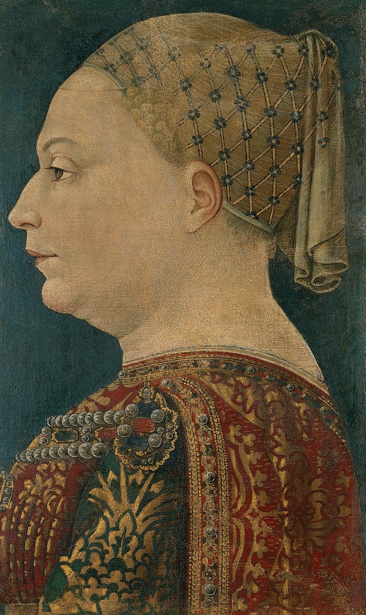 Ritratto di Bianca Maria Visconti da Bonifacio (attr.) Bembo