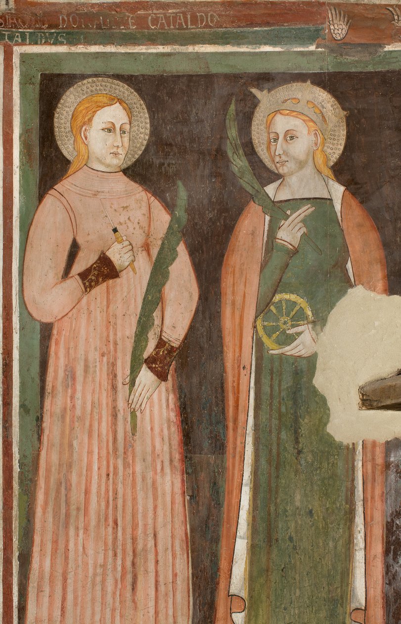 Transetto nord, Altare di San Michele Arcangelo, dietro la pala d