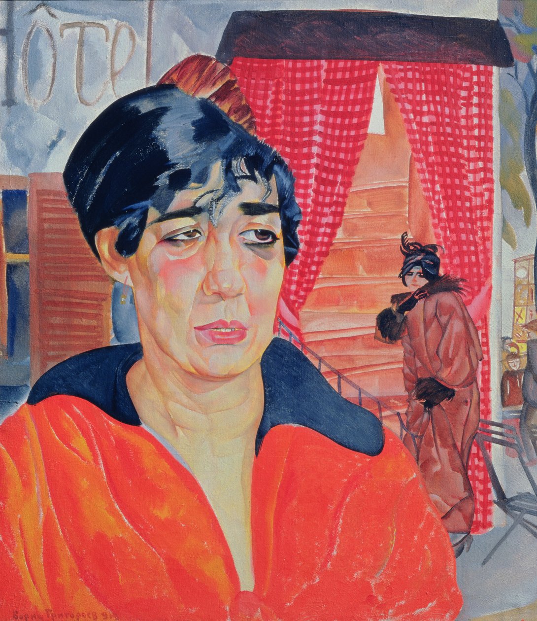 Portinaio a Parigi, 1918 da Boris Dmitrievich Grigoriev