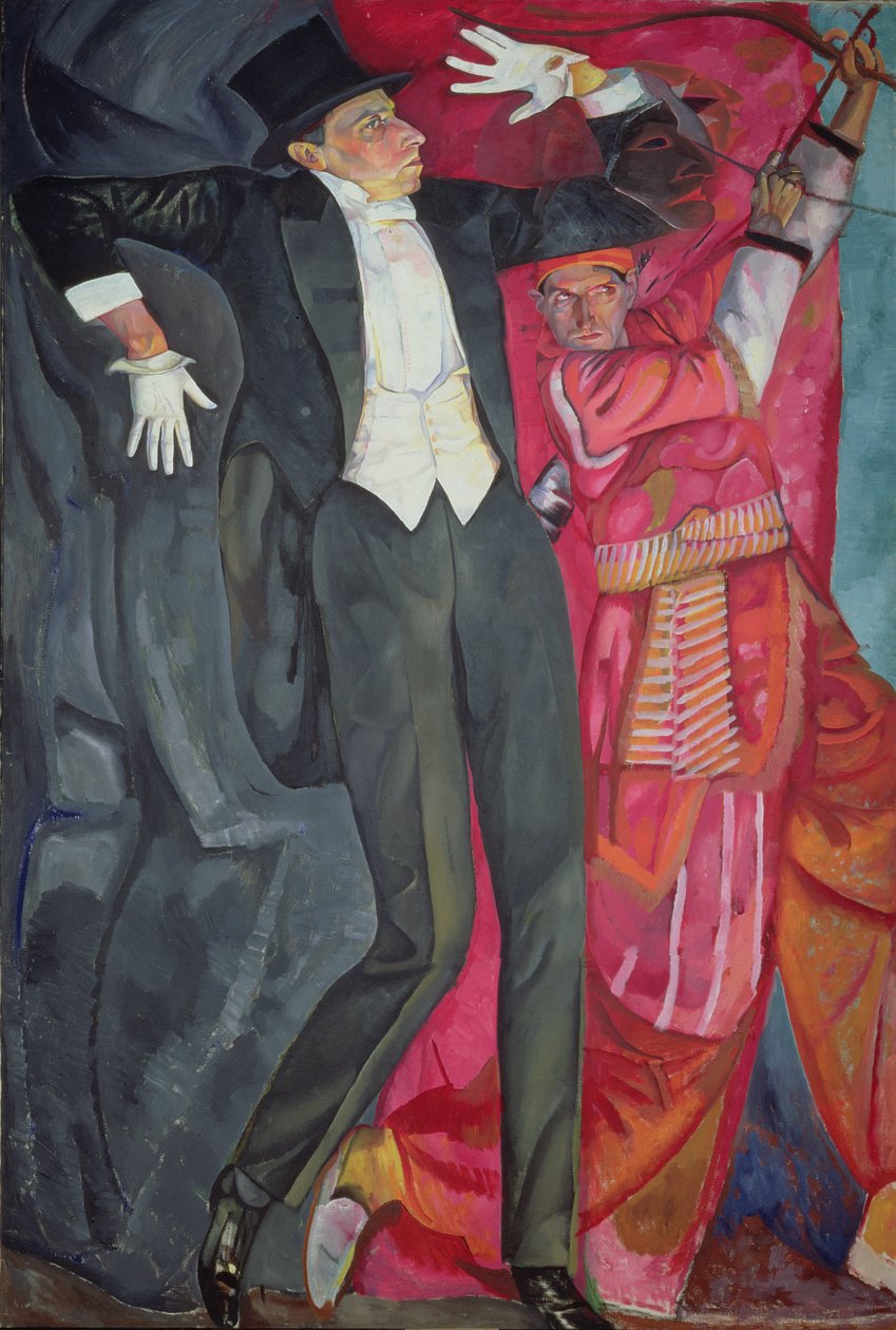 Ritratto del produttore Vsevolod Emilievich Meyerhold (1874-1940), 1916 da Boris Dmitrievich Grigoriev