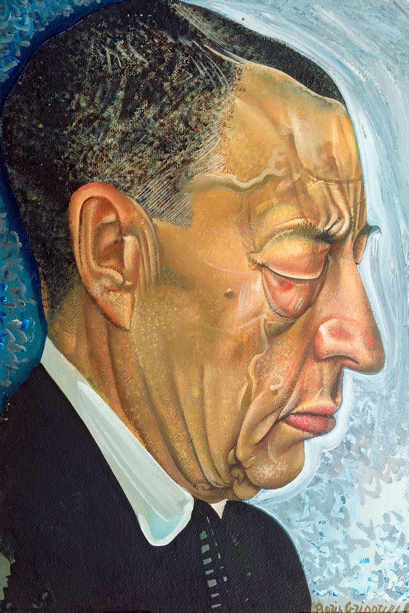 Ritratto di Sergey Rakhmaninov, 1930 da Boris Dmitrievich Grigoriev