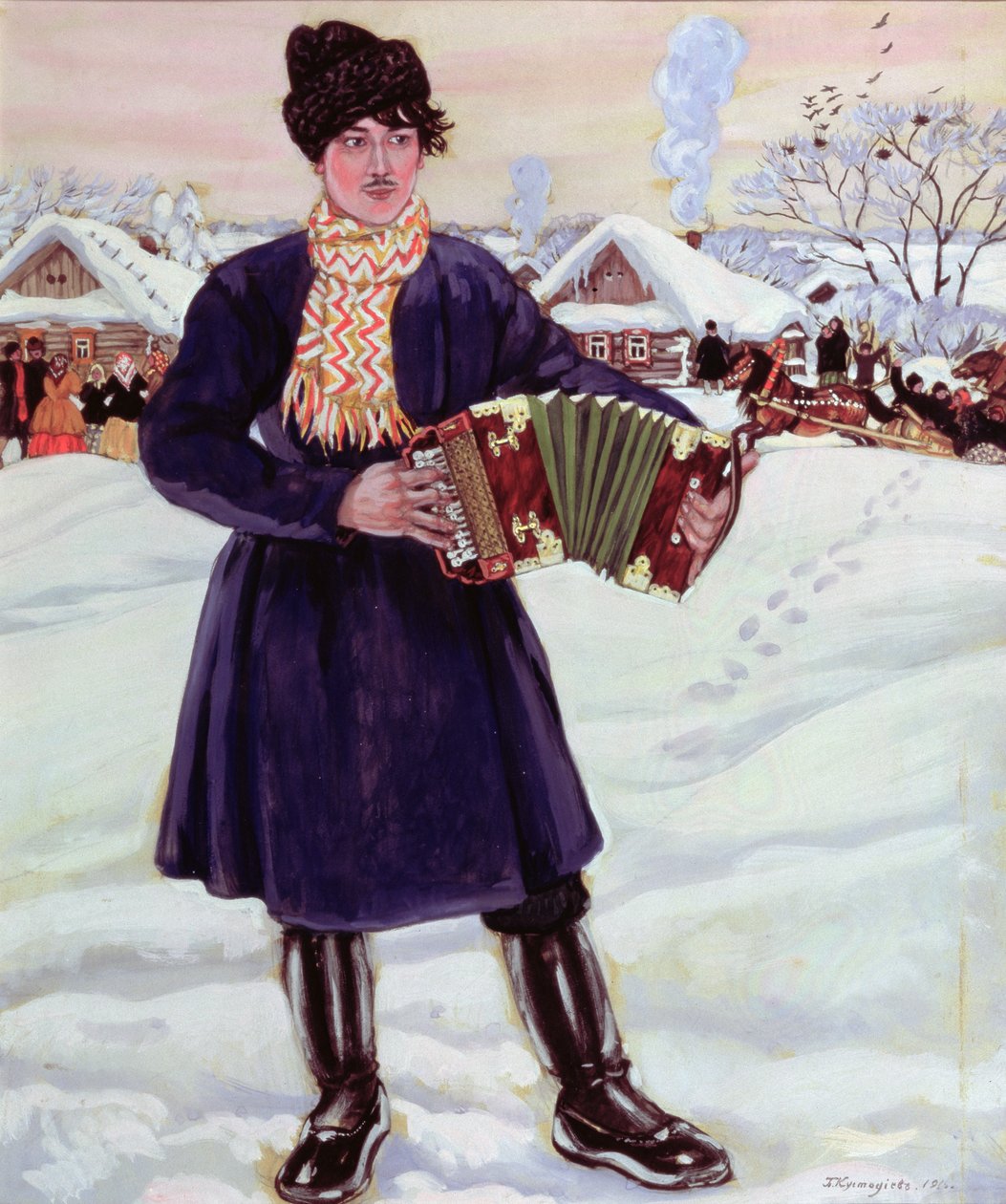 Martedì grasso, 1916 da Boris Mikhailovich Kustodiev