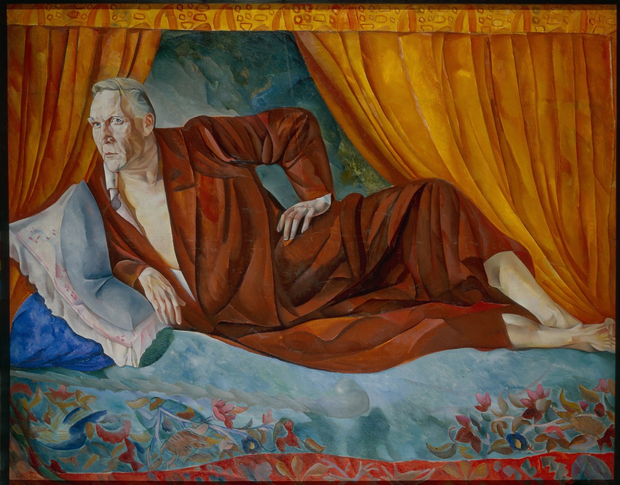 Ritratto del cantante lirico Fiodor Chaliapin da Boris Dmitrievich Grigoriev