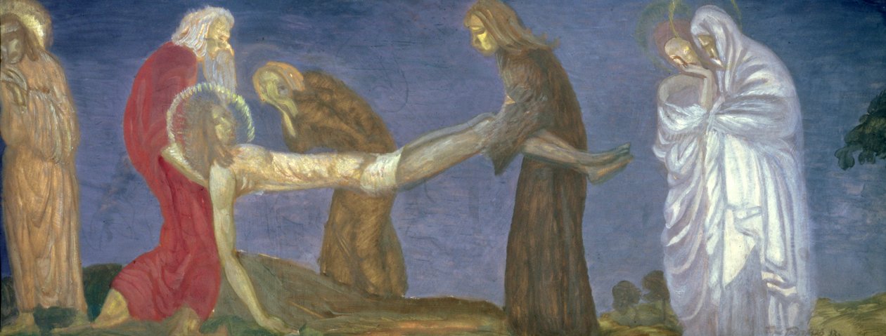 La sepoltura da Boris Dmitrievich Grigoriev