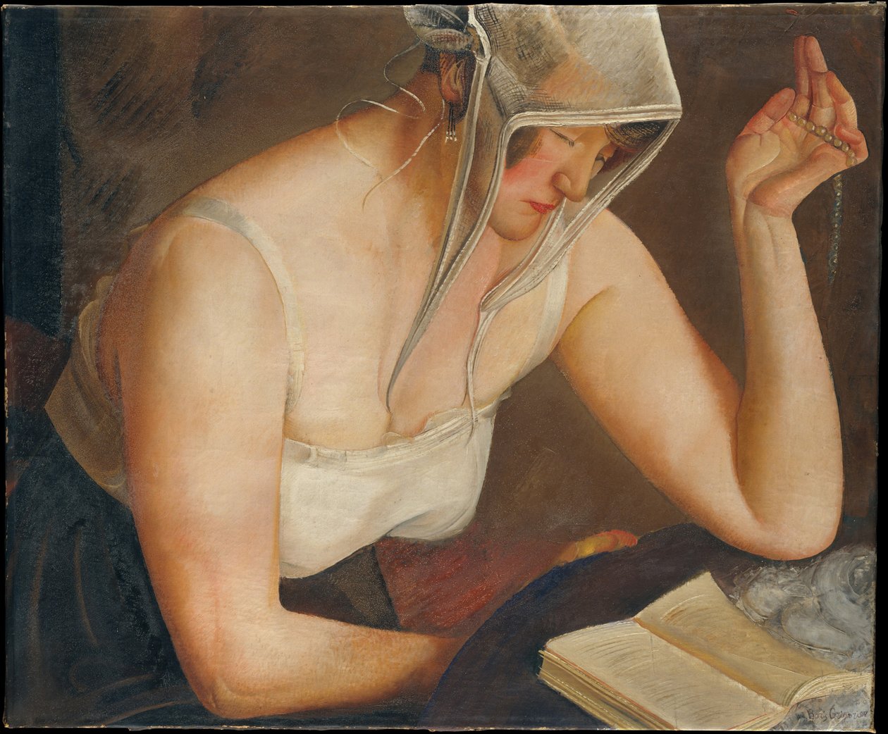 Donna che legge da Boris Dmitrievich Grigoriev