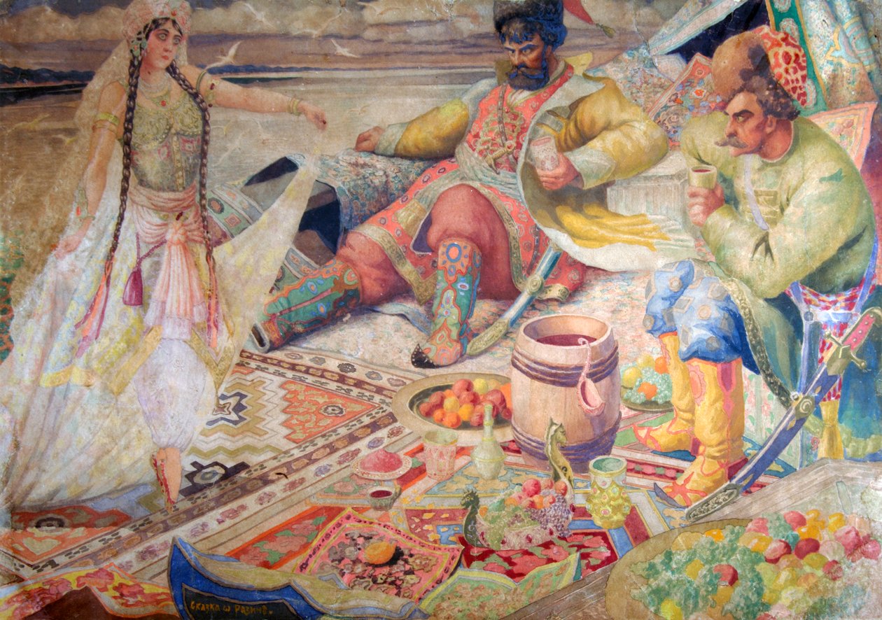 Stepan Razin, fine XIX - inizio XX secolo da Boris Mikhailovich Kustodiev
