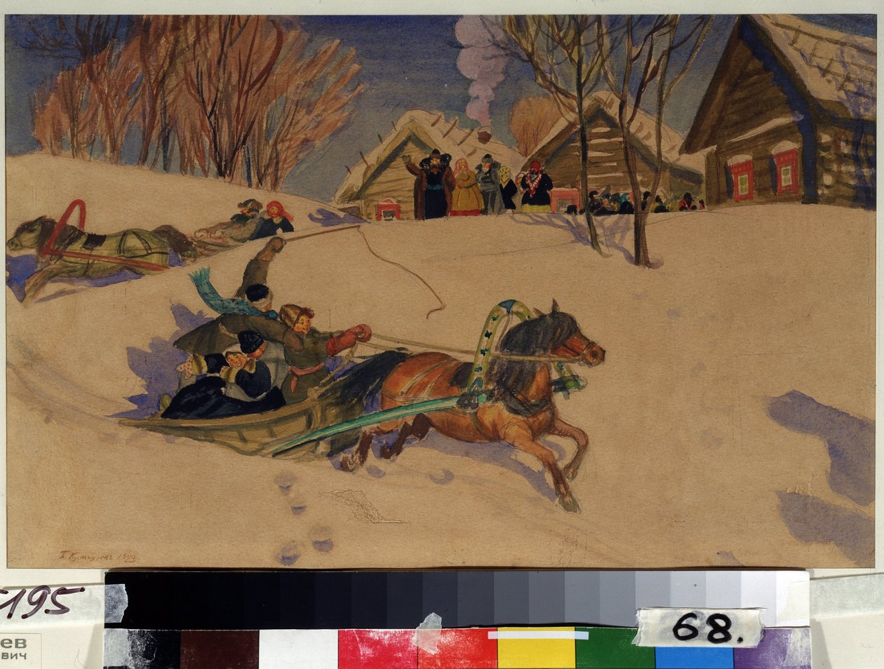 Martedì Grasso da Boris Mikhailovich Kustodiev