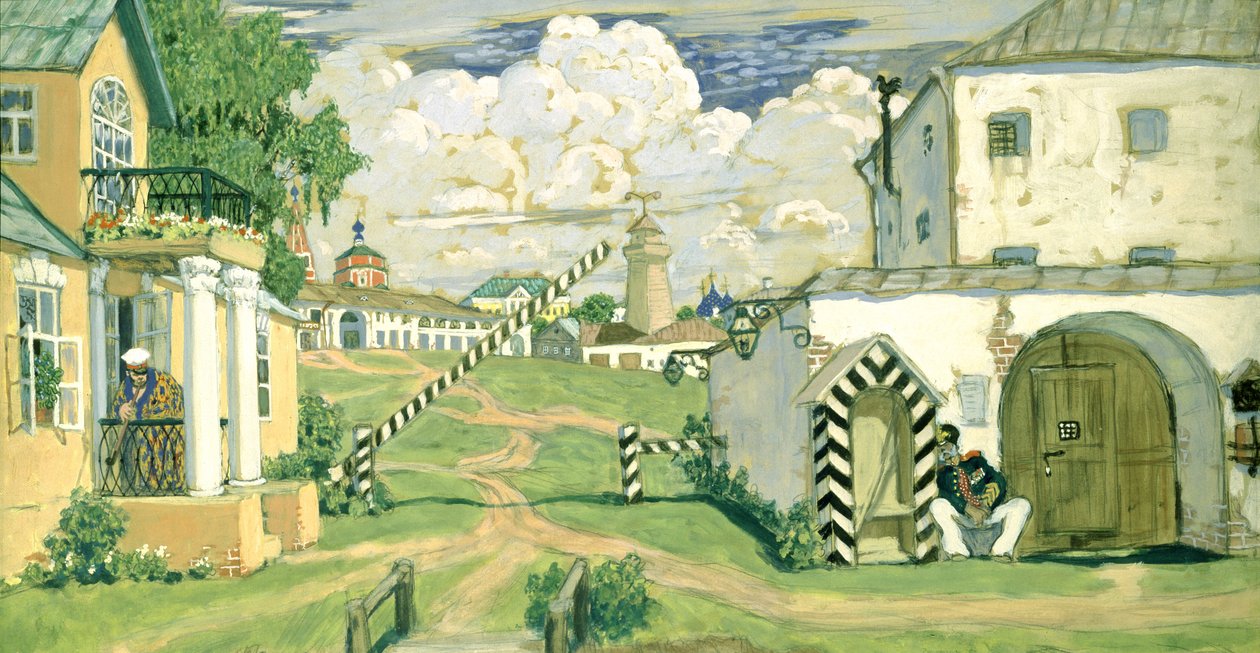 Scenografia per il dramma di Alexander Ostrovsky 