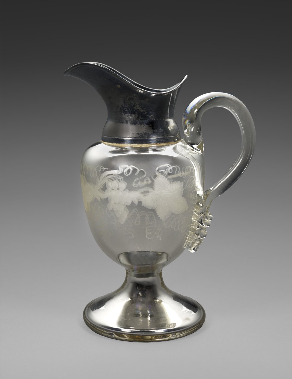 Brocca, c. 1865-1871 da Boston Silver Glass Company