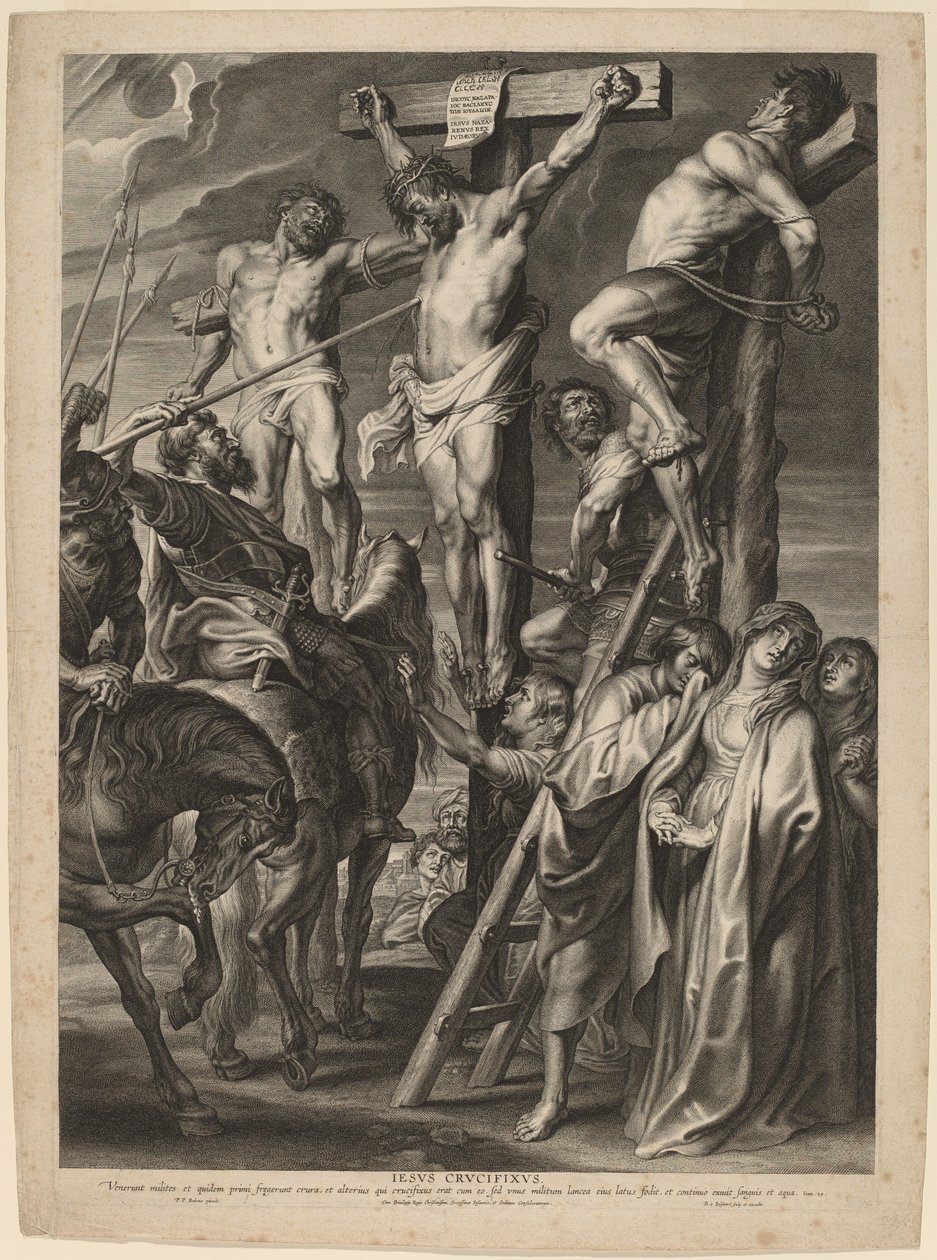 Il colpo di lancia da Boëtius Adams Bolswert after Sir Peter Paul Rubens
