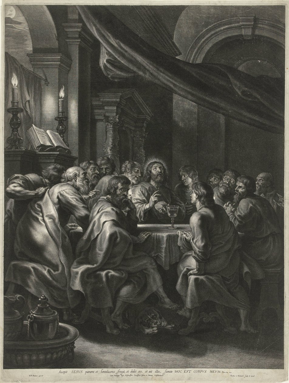 Cristo e gli apostoli durante l