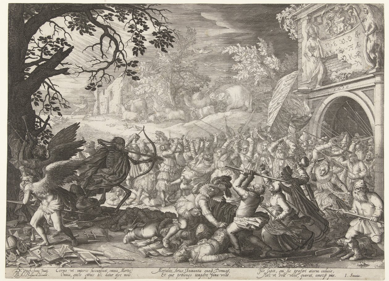 Il trionfo della morte da Boëtius Adamsz. Bolswert