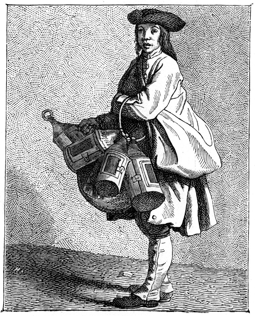 Un mercante di lanterne, 1737-1742 da Bouchardon