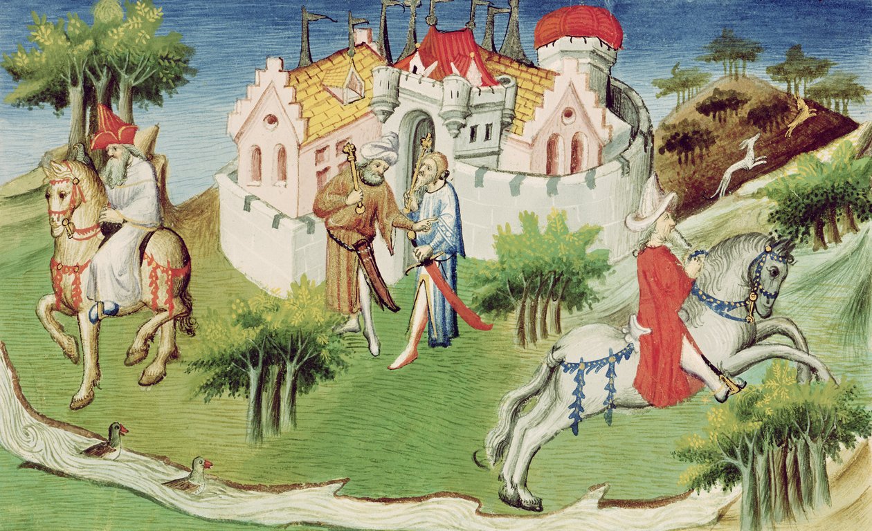 Ms 2810 f.38, Il palazzo del figlio del Gran Khan a Pechino, dal 