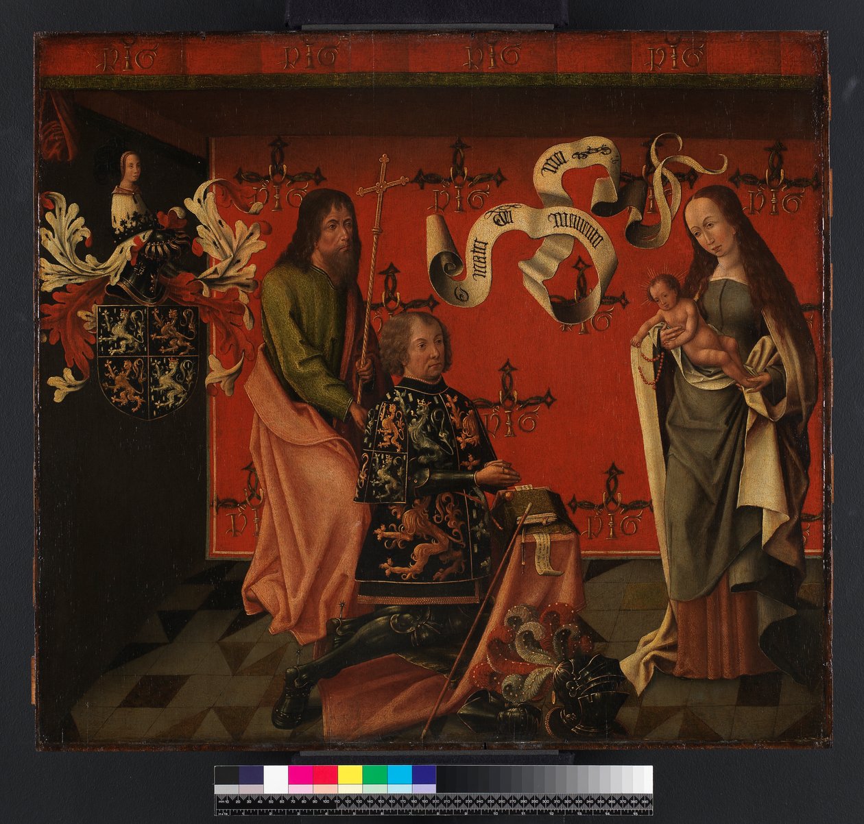 Ritratto del cavaliere Philip Hinckaert e San Filippo l