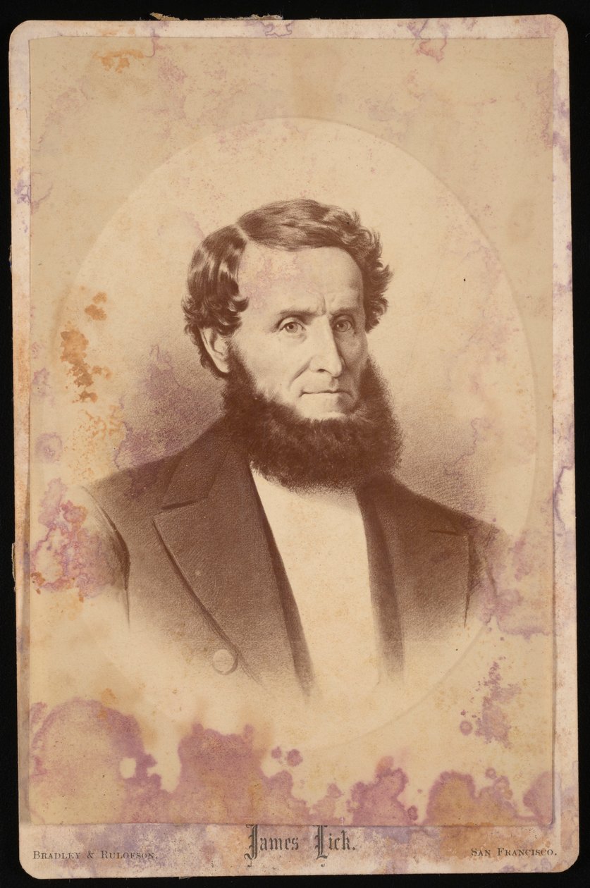 Ritratto di James Lick 1796-1876 da Bradley and Rulofson