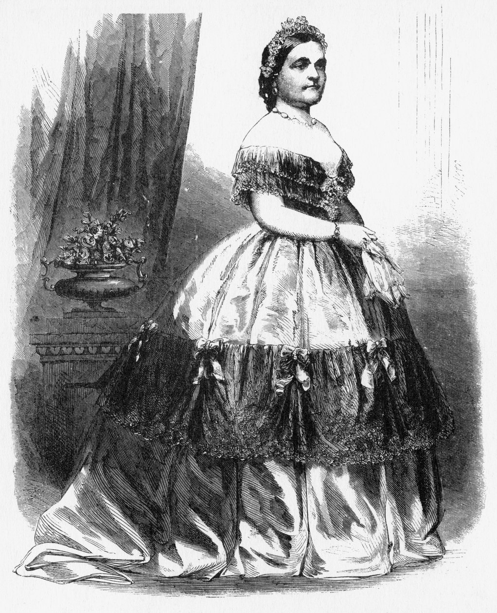 Mrs Lincoln, c1860s da Brady