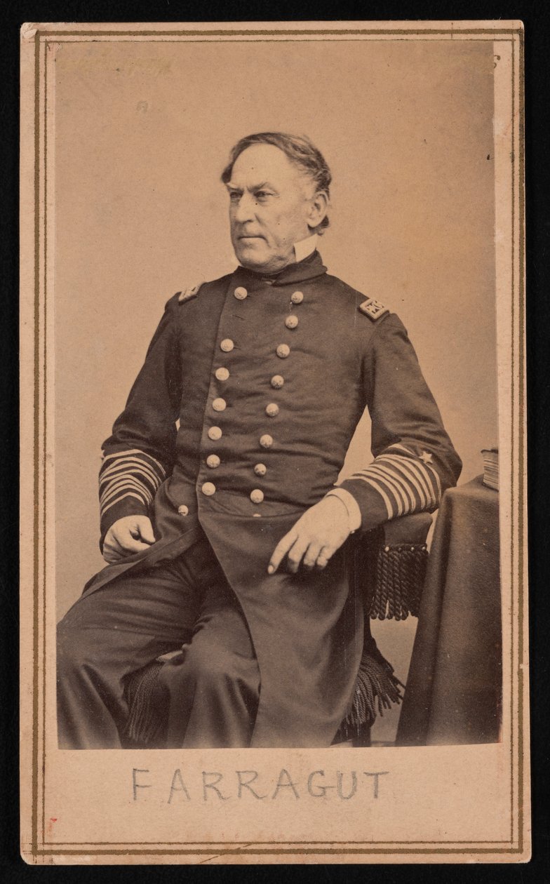 Ritratto di David Glasgow Farragut 1801-1870 da Brady