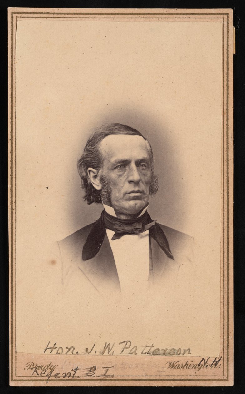 Ritratto di James Willis Patterson 1823-1893, prima del 1869 da Brady