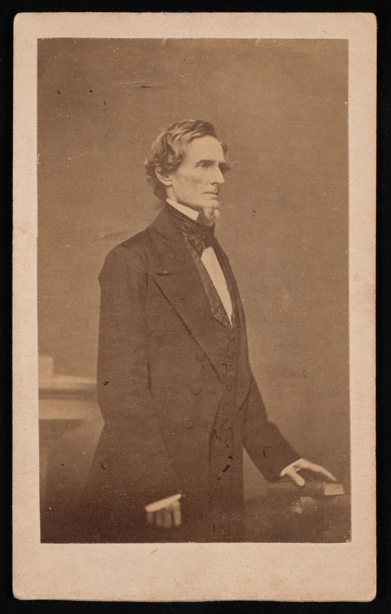Ritratto di Jefferson Davis 1808-1889, 1887 da Brady