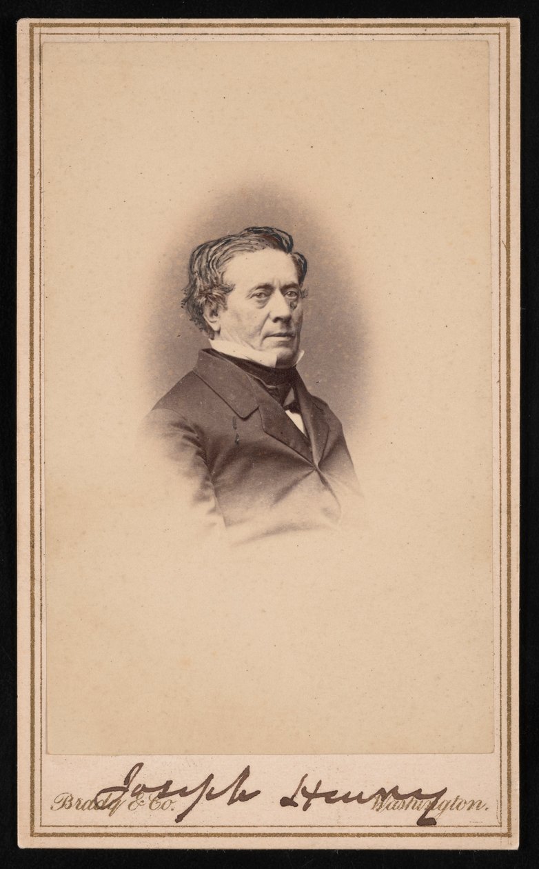 Ritratto di Joseph Henry 1797-1878, tra il 1858 e il 1869 da Brady