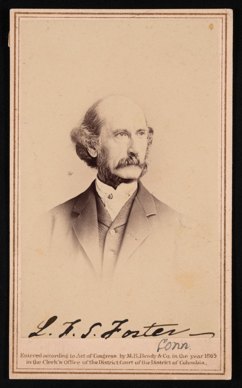 Ritratto di LaFayette Sabine Foster, prima del 1869 da Brady