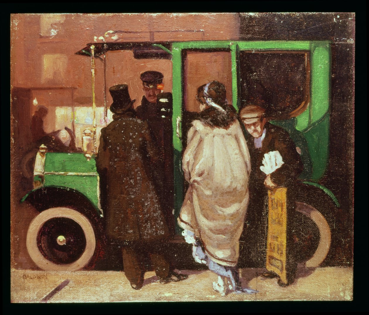 Il taxi, c.1908-10 da Brake Baldwin
