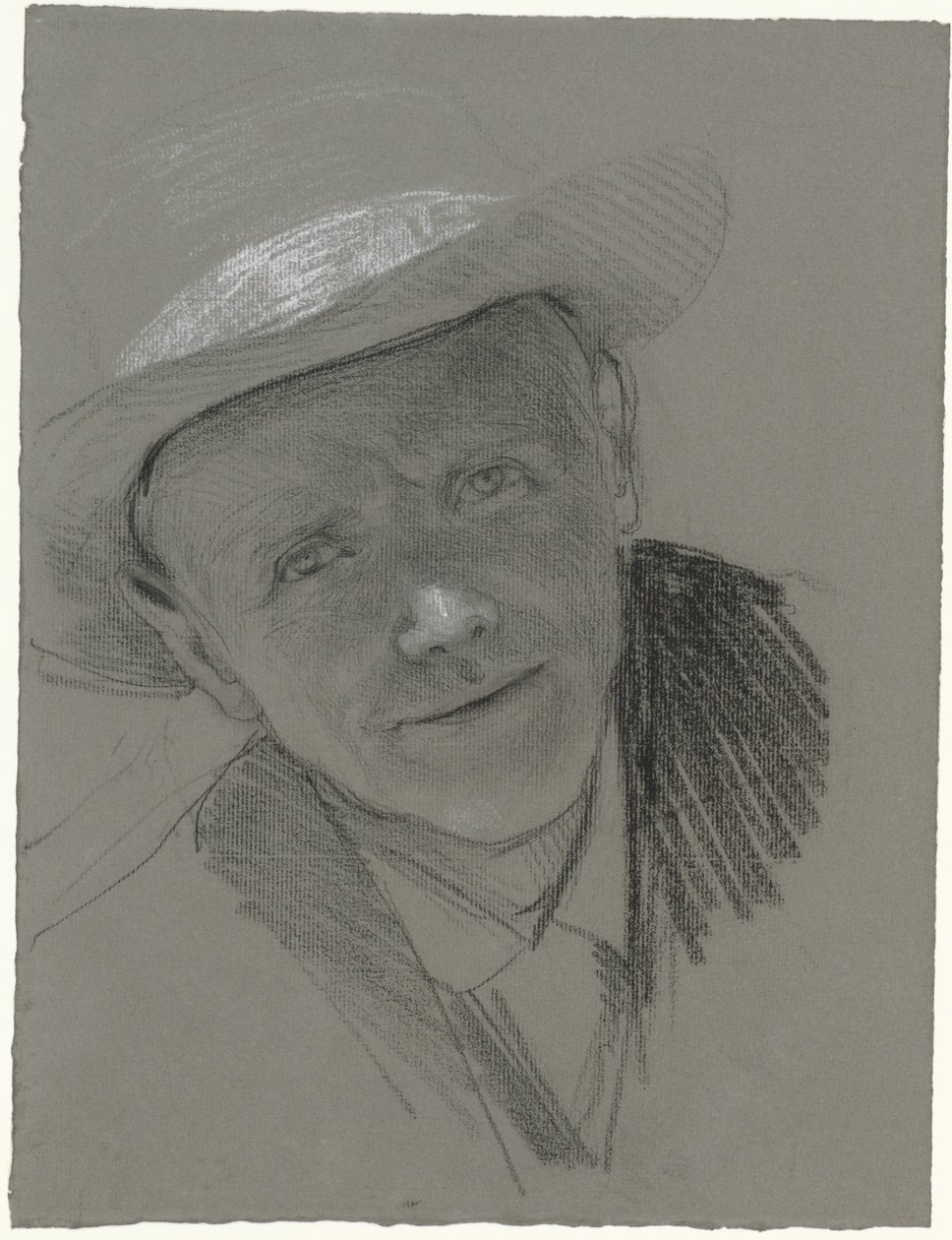 Ritratto di un uomo con cappello da Bramine Hubrecht