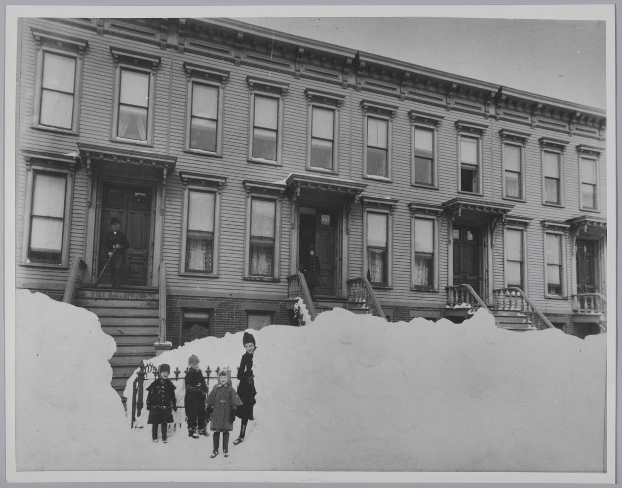 Bufera di neve del marzo 1888, Brooklyn da Breading G. Way