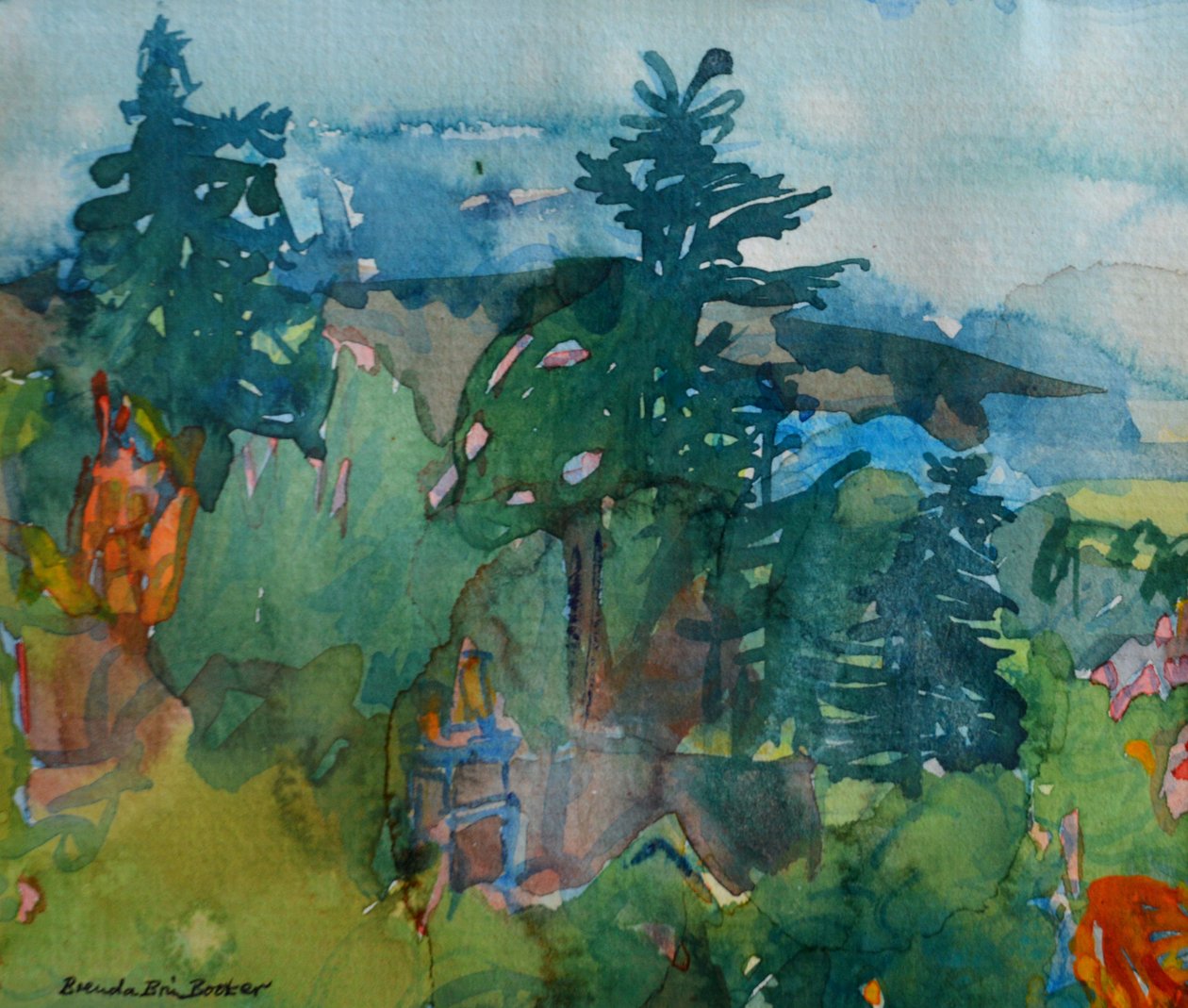 Vista dei Tetti da Brenda Brin Booker