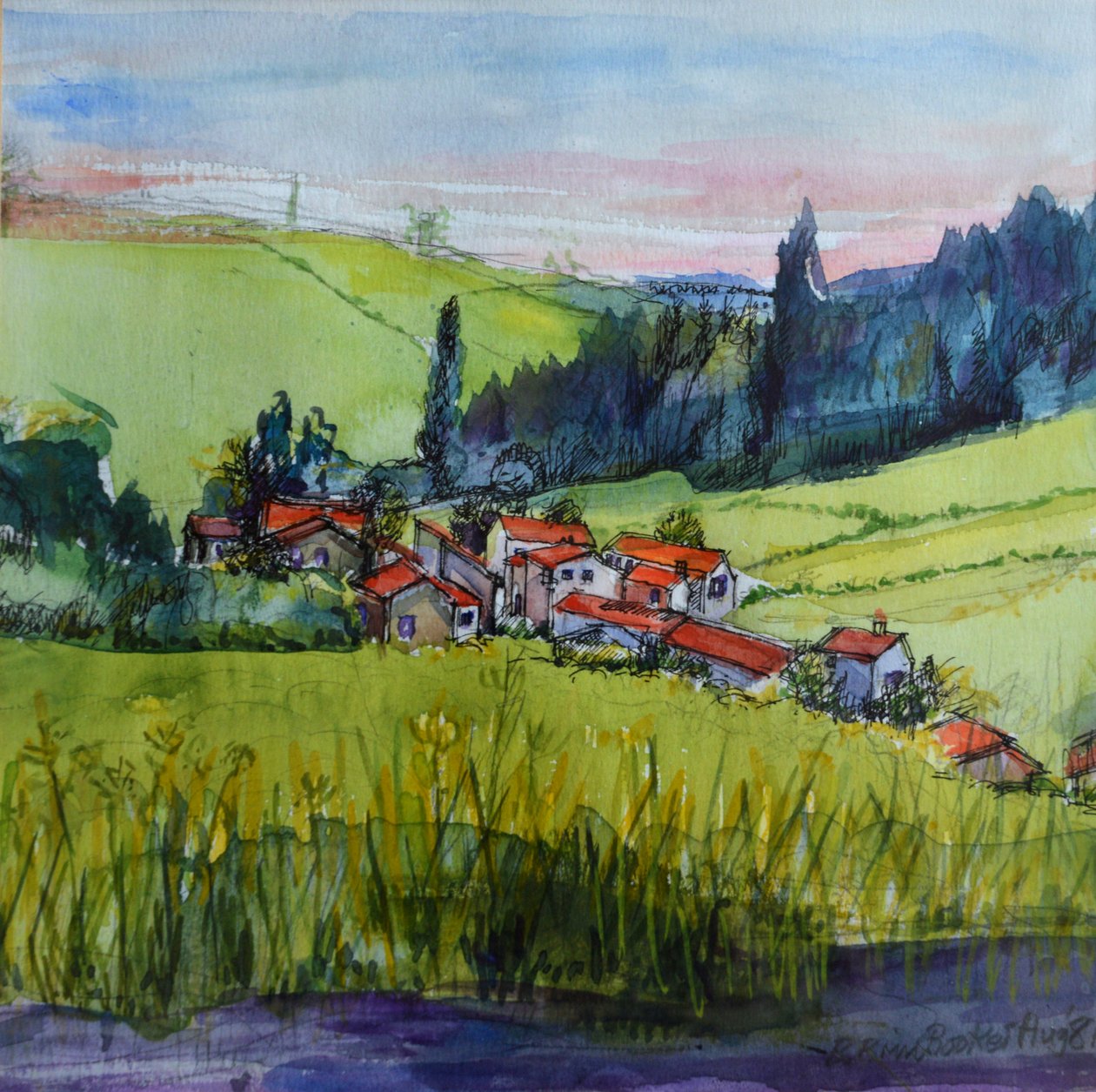Villaggio in Alvernia da Brenda Brin Booker
