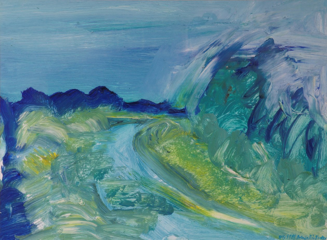 Paesaggio del fiume blu I, 1988 da Brenda Brin Booker