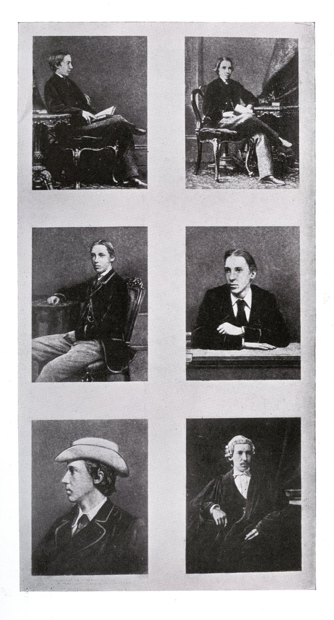 Serie di fotografie di Robert Louis Stevenson da adolescente, da giovane e come avvocato da British Photographer