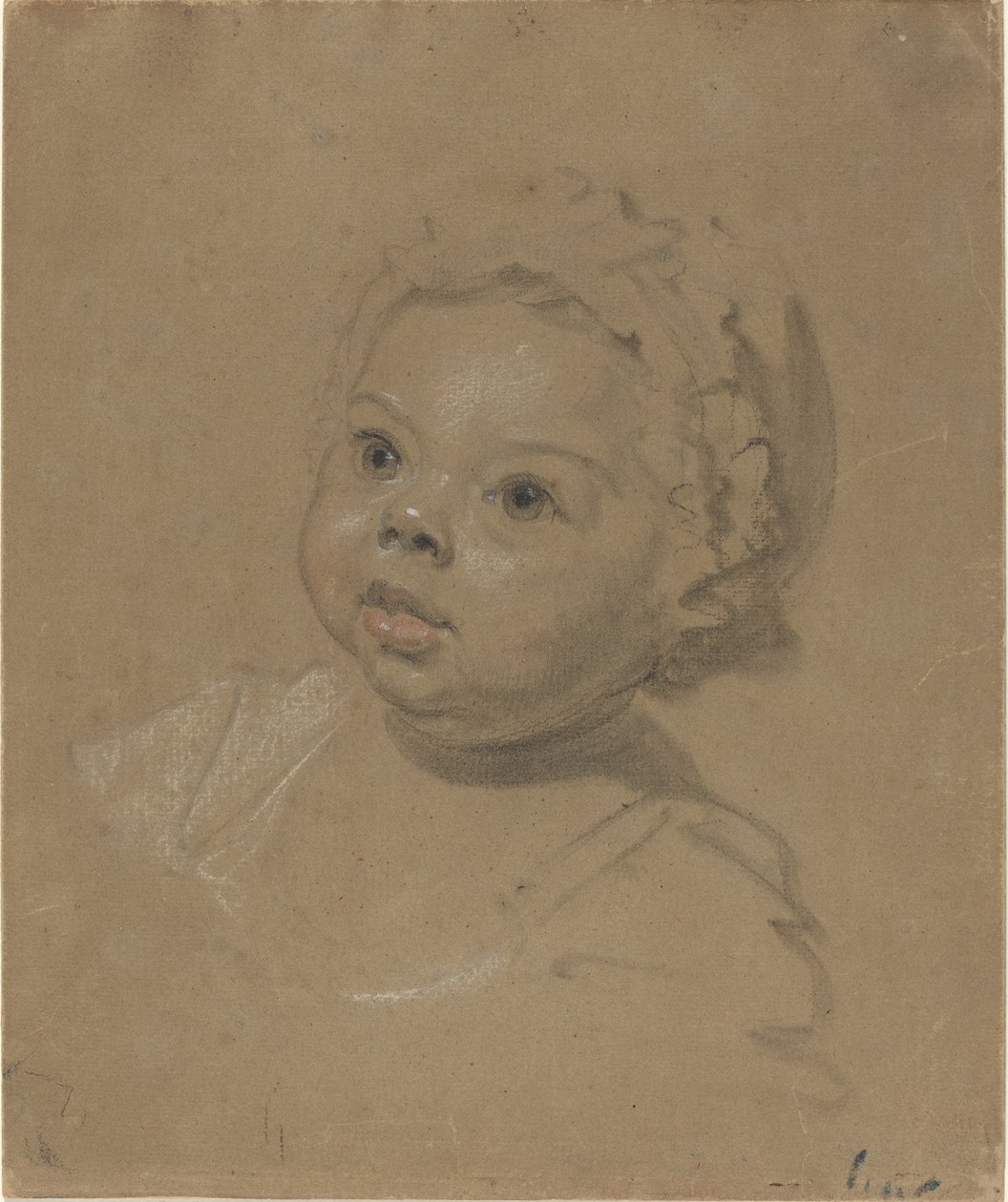 Testa di un Bambino da British 18th Century