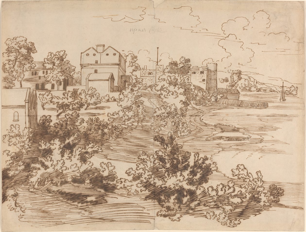 Castello di Upnor da British 18th Century