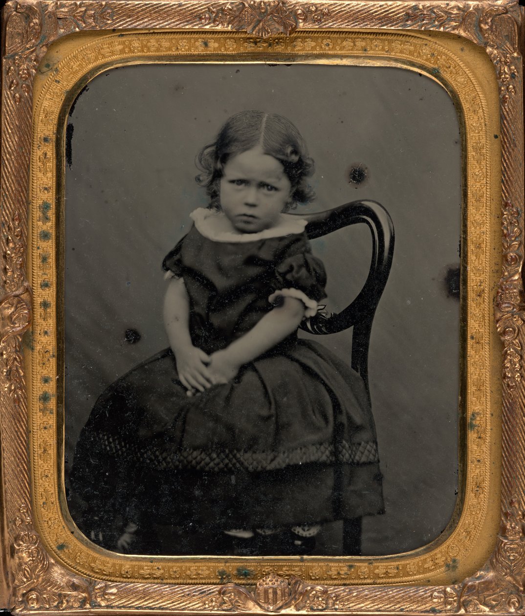 Ritratto di ragazza, c. 1855 (foto) da British Photographer