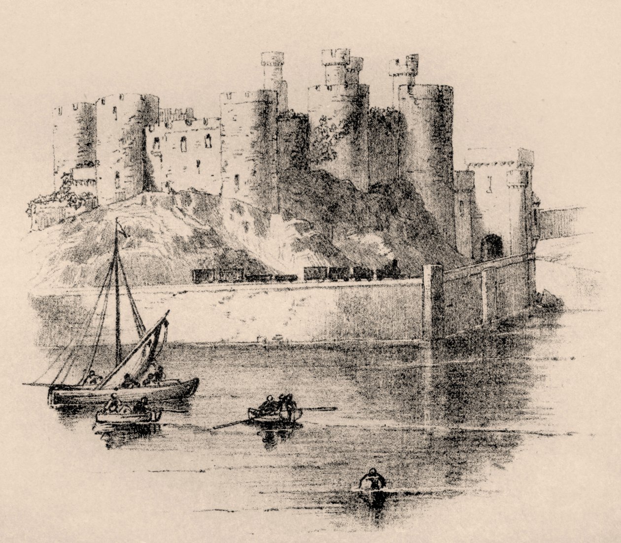 Castello di Conwy da British School