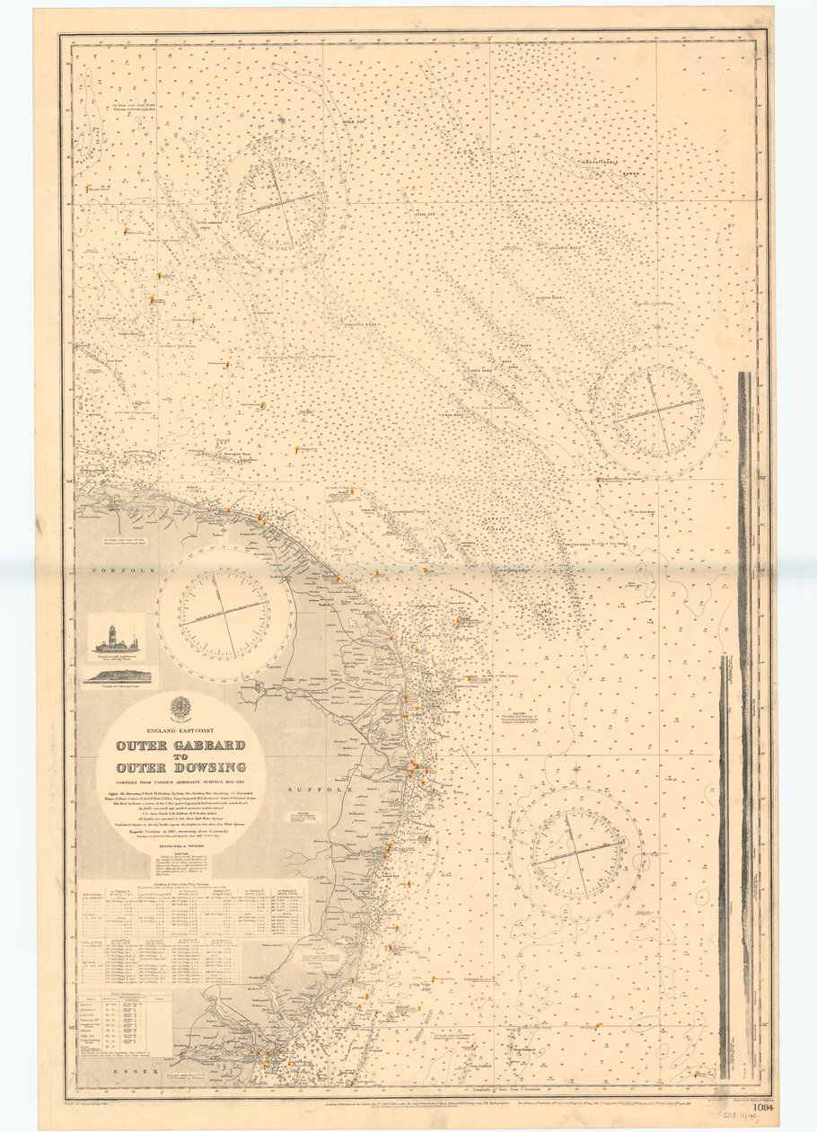 Inghilterra-Costa Est. Outer Gabbard a Outer Dowsing da British School