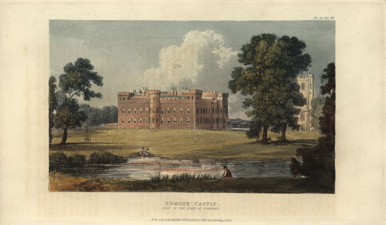 Castello di Enmore, Somerset, residenza del Conte di Egmont da British School